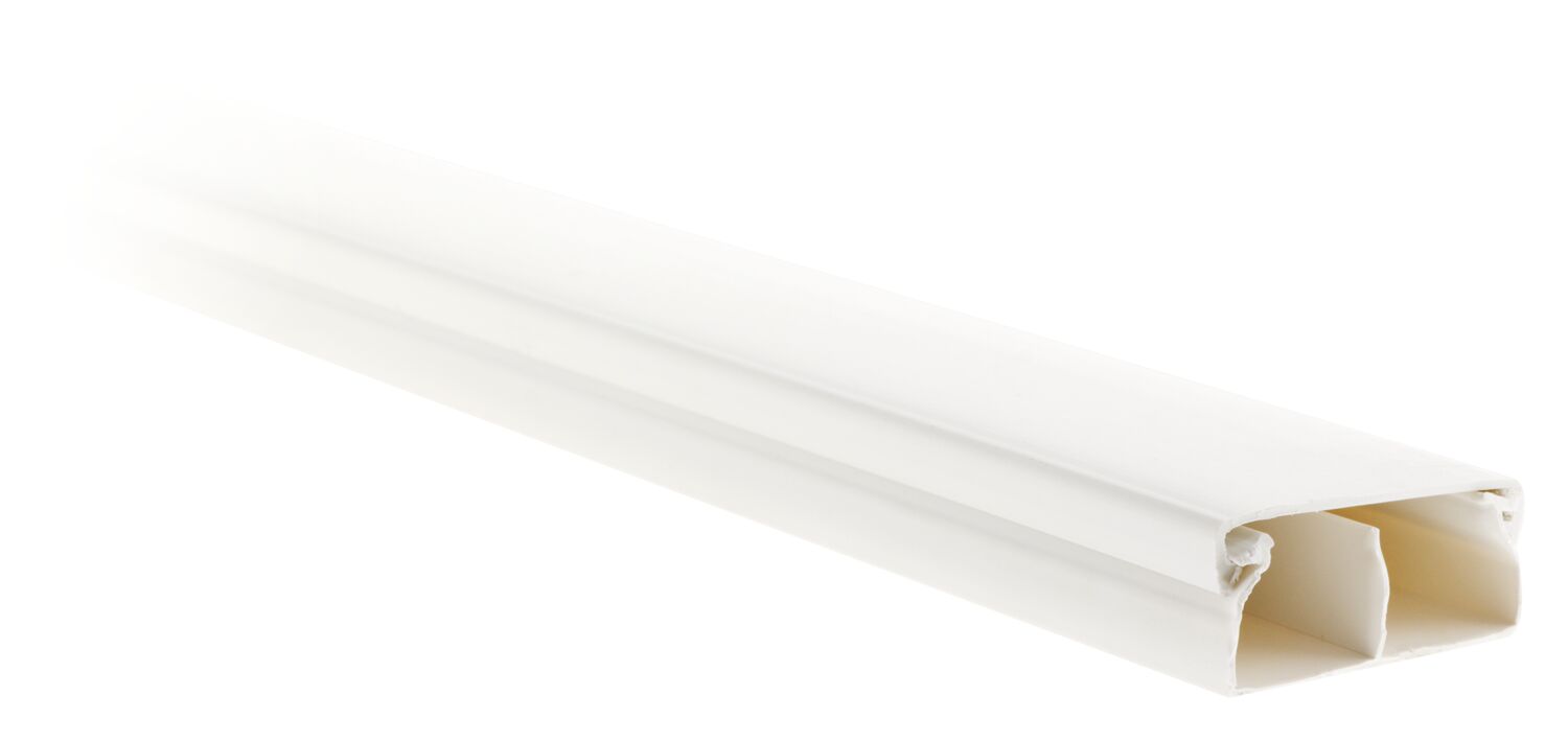 MOULURE 40X17 BARRE DE 2M BLANC RAL 9016
