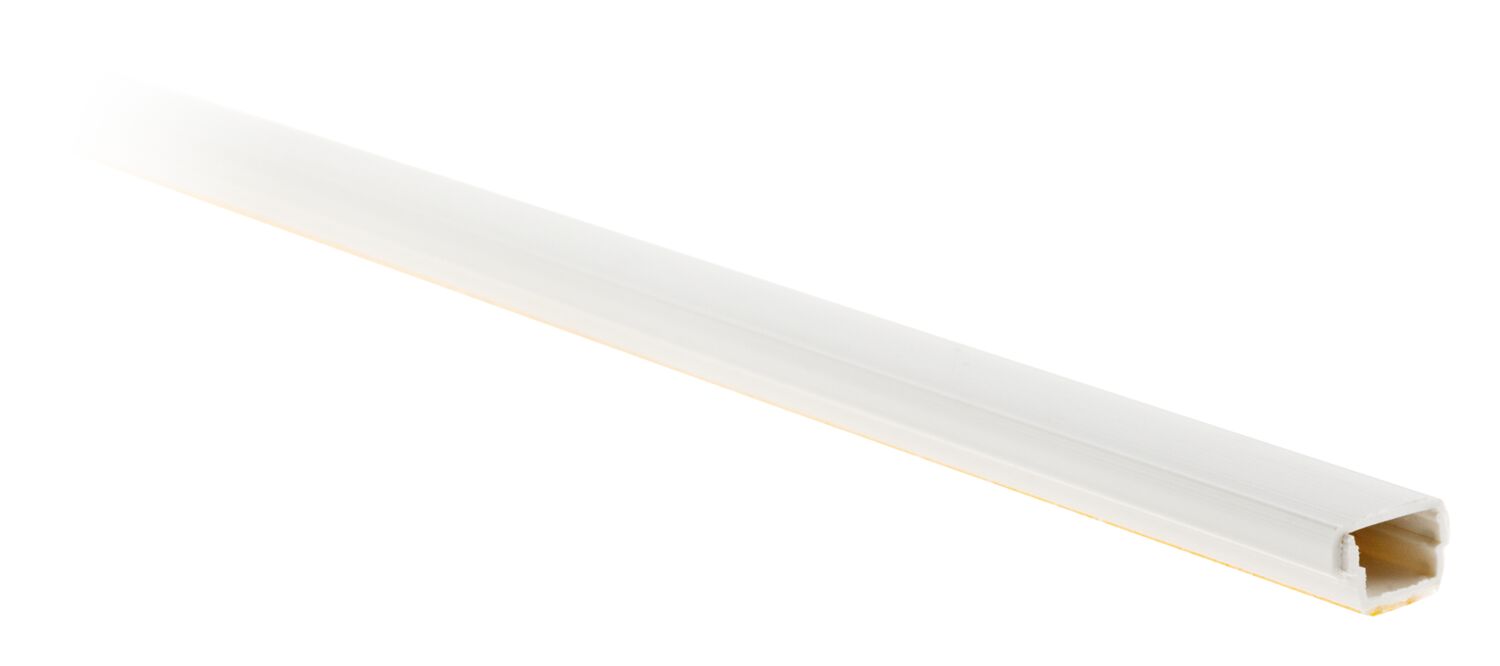GOULOTTE/CABLE TV 7X12 2M ADHESIVE BLANC 9016