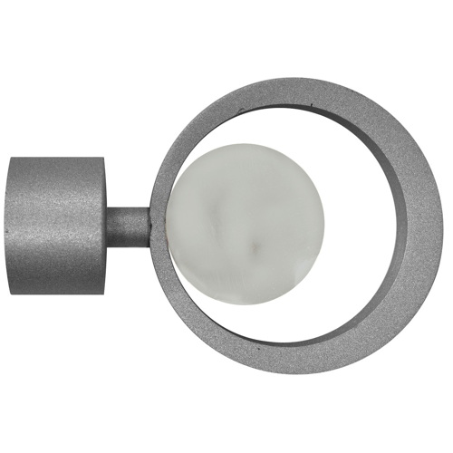 1 embout métal cercle mix Ø28 poussière d'étoile/chrome bril