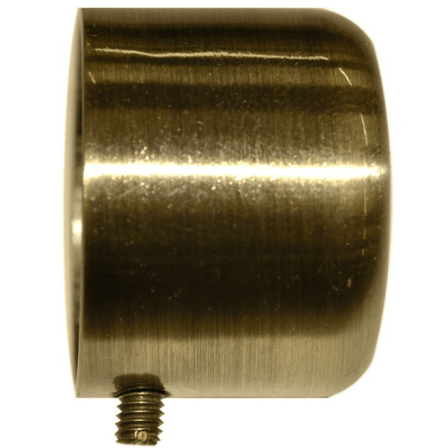 Embouts de barre à rideaux Ø28 bouchon doré vieilli