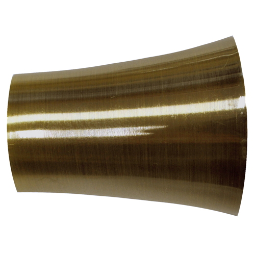 Embout de barre à rideau Ø28 pommeau doré vieilli