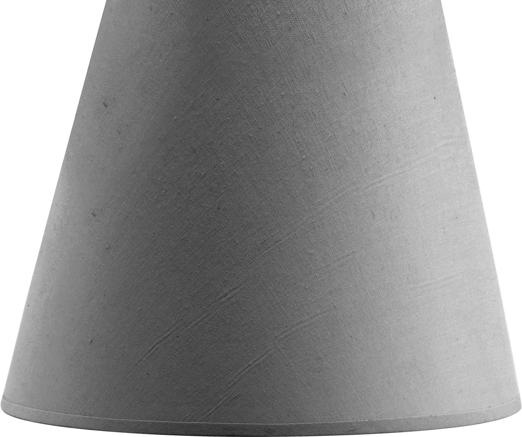 Abat-jour clip Nuance gris foncé 9x14x11