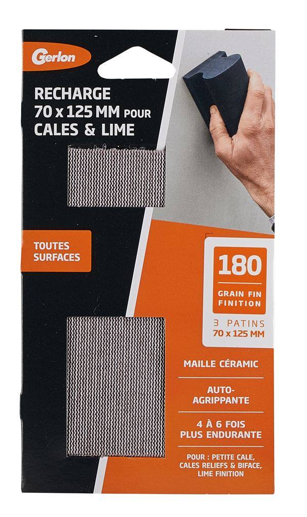 3 patins maille ceramic fin 70x125 GERLON