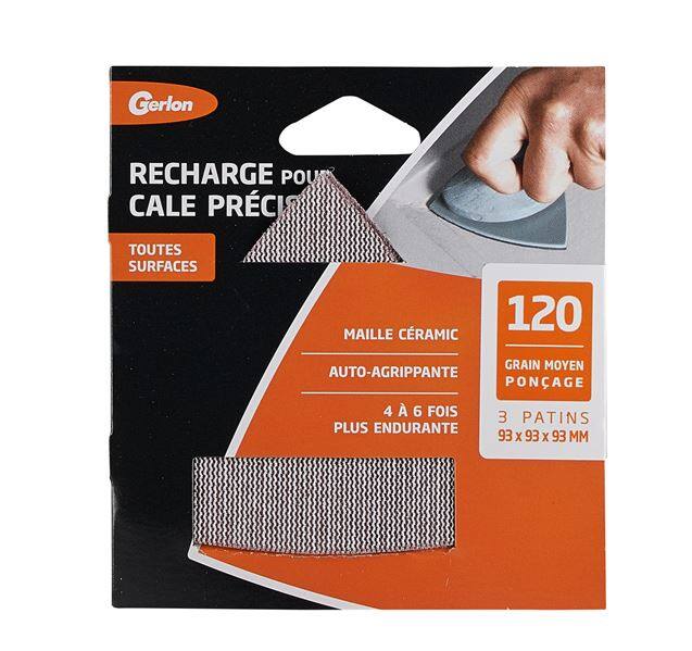 Recharge de 3 patins maille Céramic GERLON