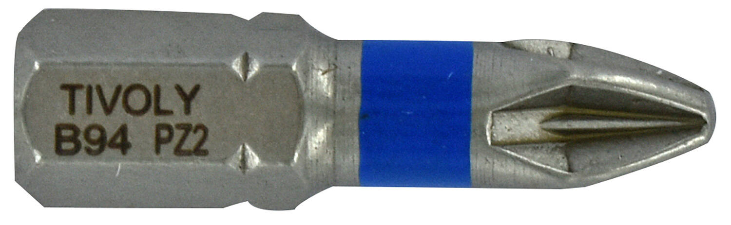 Embout de vissage Torsion inox PZ2 25mm - TIVOLY