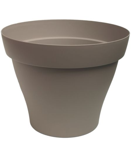 Pot de fleurs Roméo 50 Ø49x38,5cm 41L taupe - POETIC