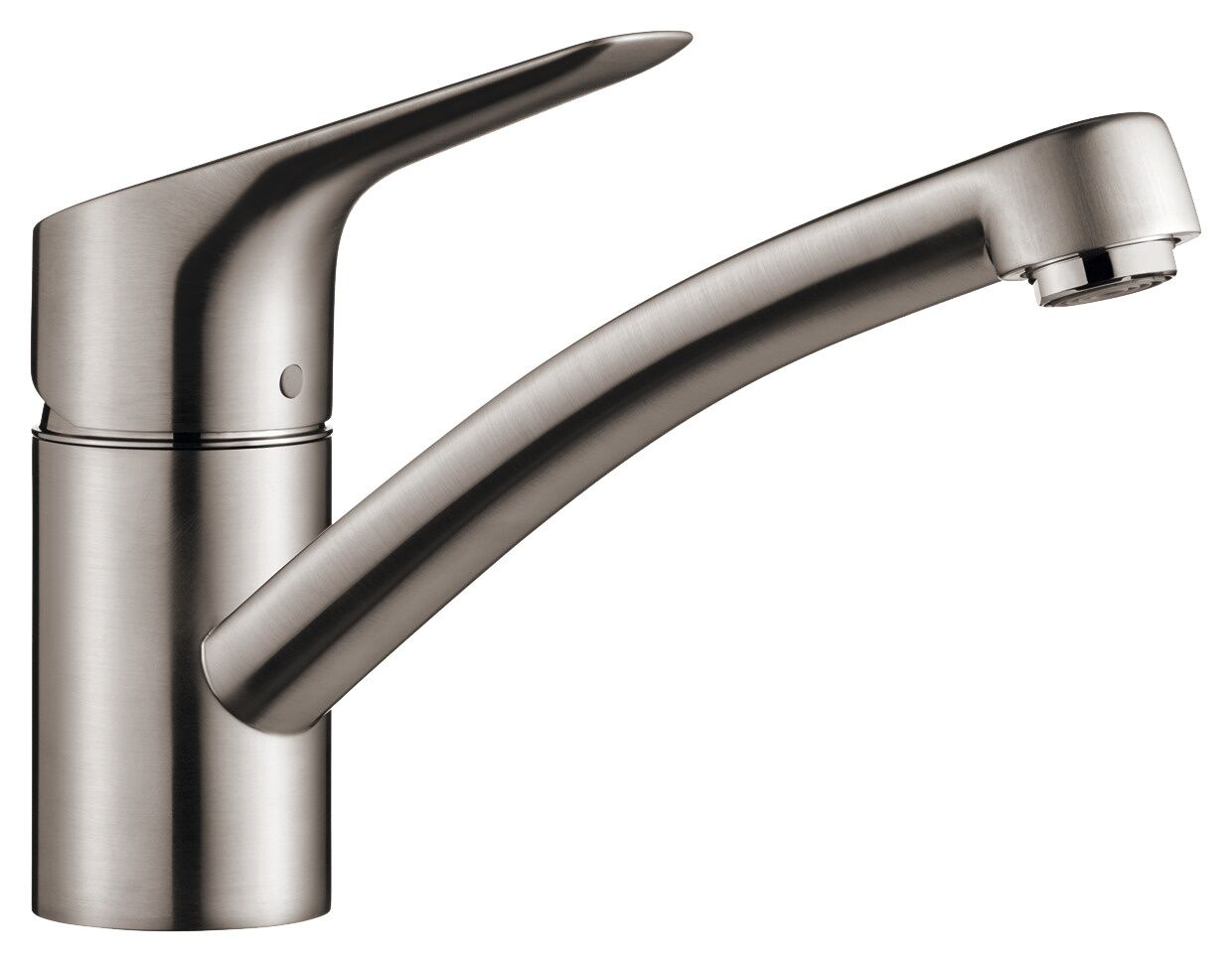 Mitigeur évier MYSPORT S - bec orientable - inox - HANSGROHE