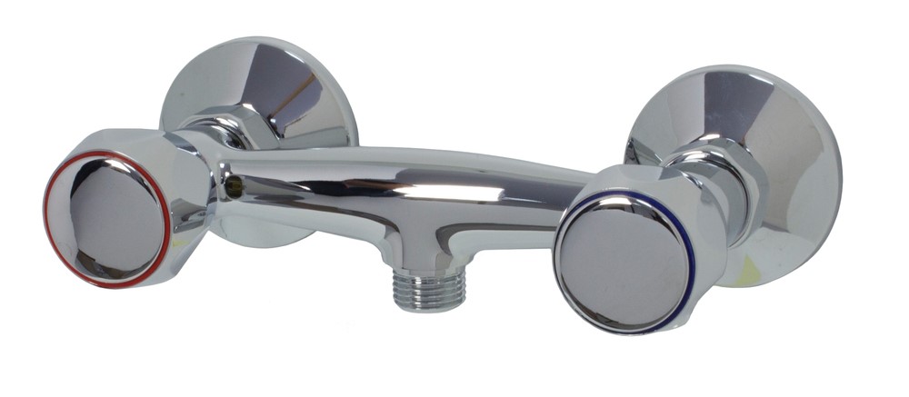 Mélangeur douche mural chromé NF - INVENTIV