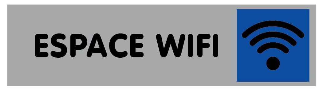 Plaquette de porte plexi couleur 170x45 mm  