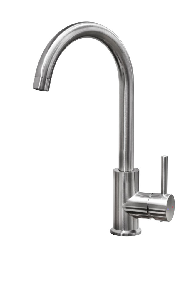 Mitigeur évier Lindeau façon inox - INVENTIV