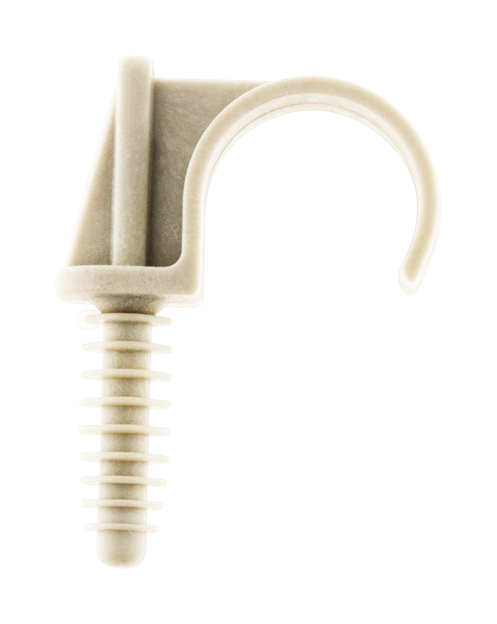 CLIP CHEVRON ZENITECH GRIS PVC D25MM X10