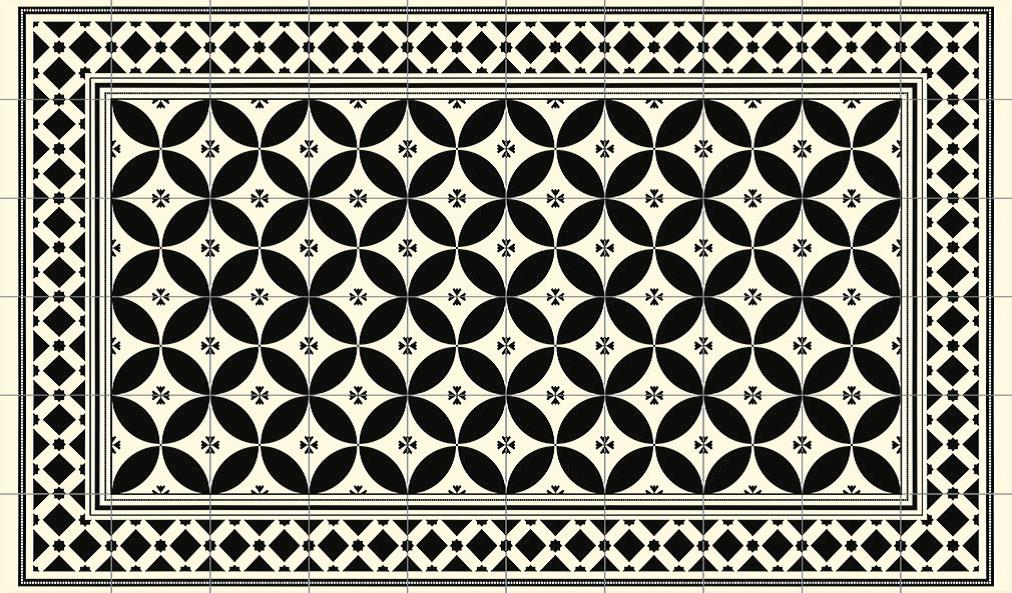 Tapis d'intérieur en vinyle Arles 97 x 58 cm - CORYL