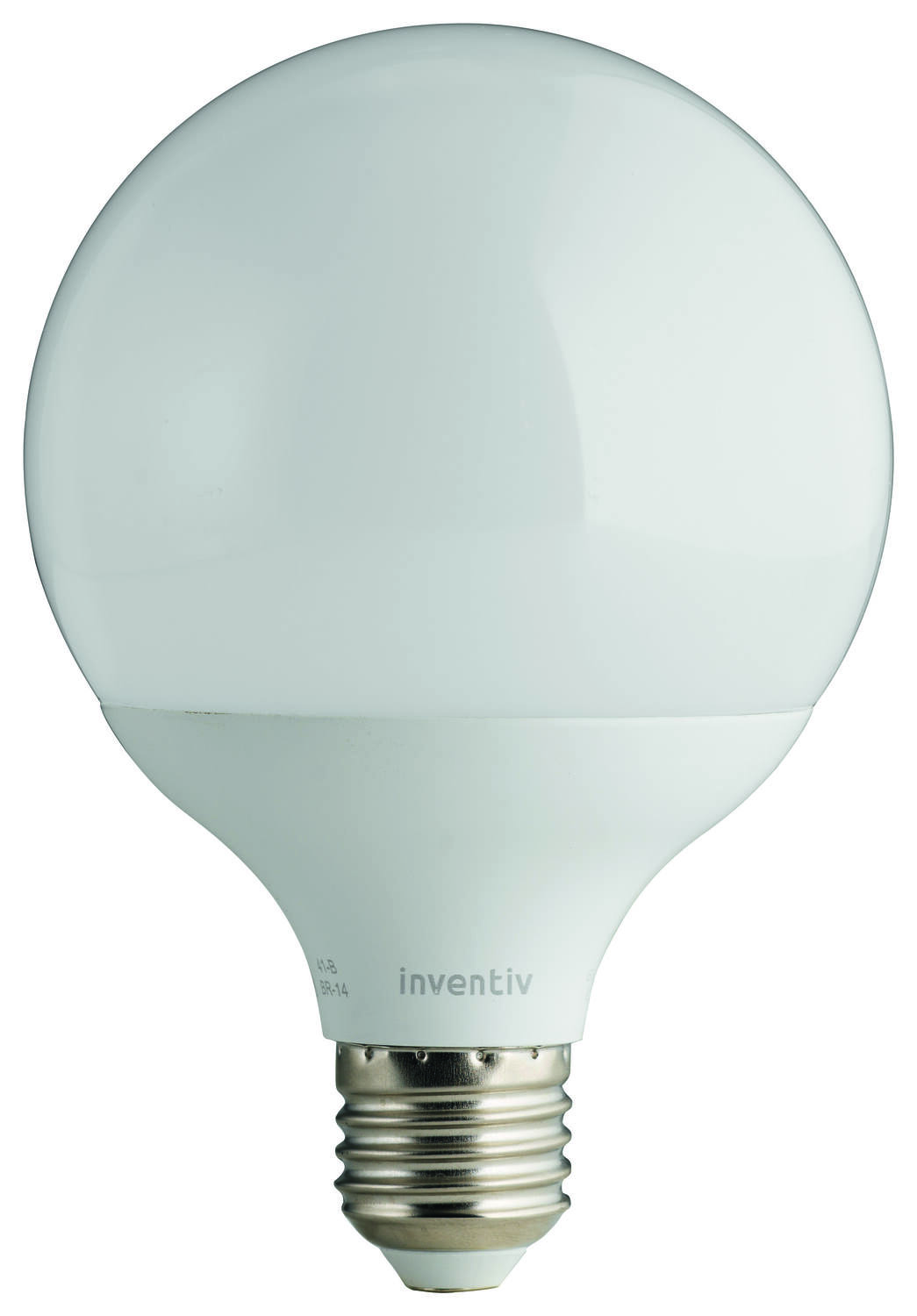 Ampoule led G95 E27  opaque 1055lm 10W blanc chaud - INVENTIV