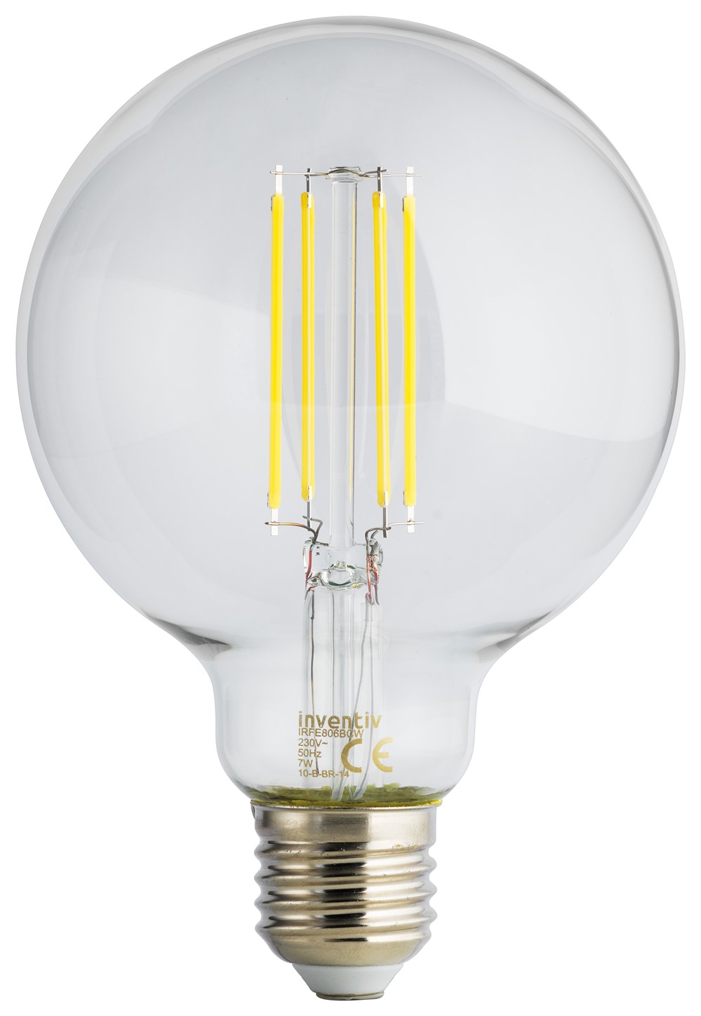 Ampoule Retroled transparent E27 806lm 7W blanc neutre - INVENTIV