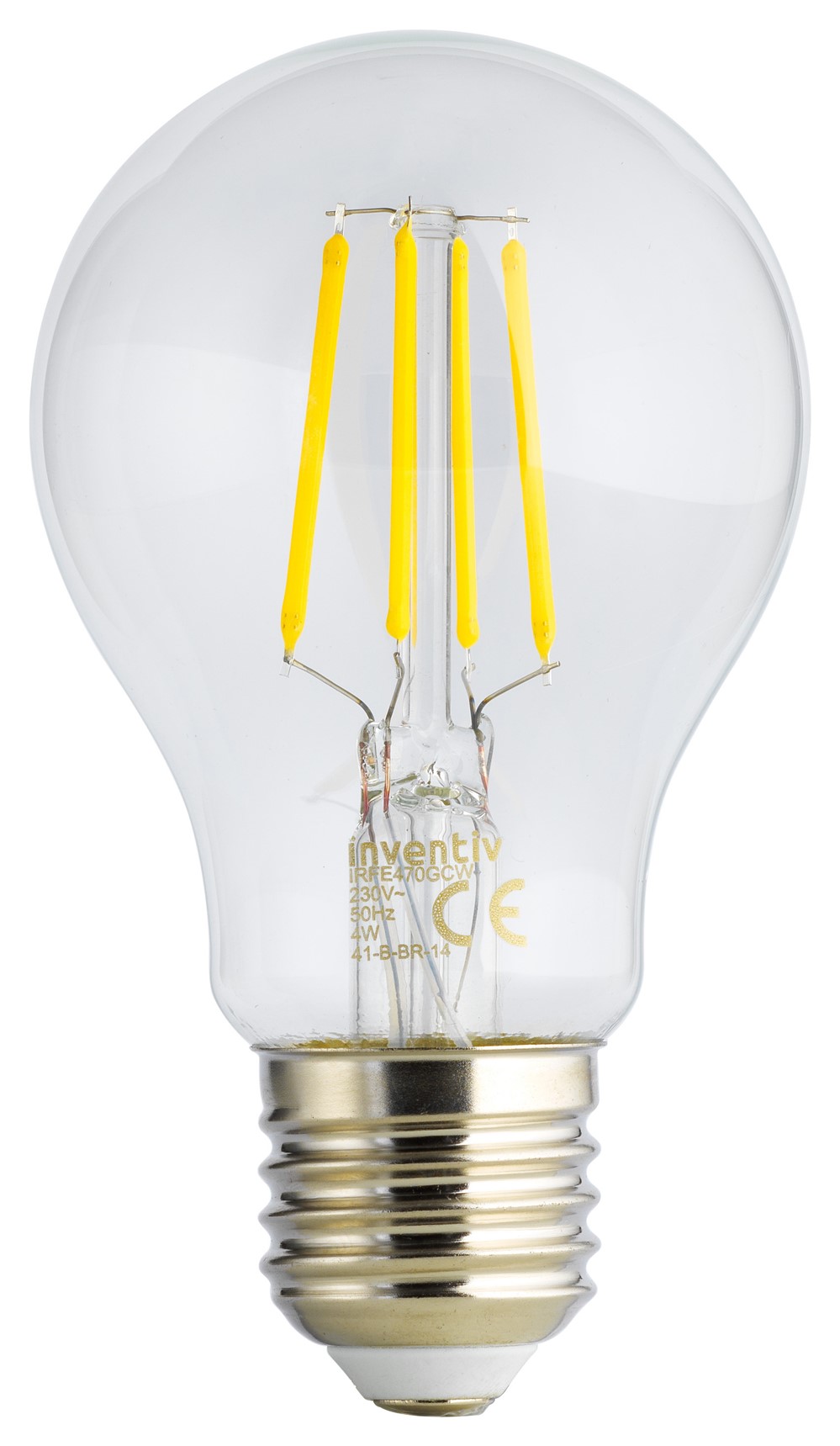 Ampoule Retroled transparent E27 470lm 5W blanc neutre - INVENTIV