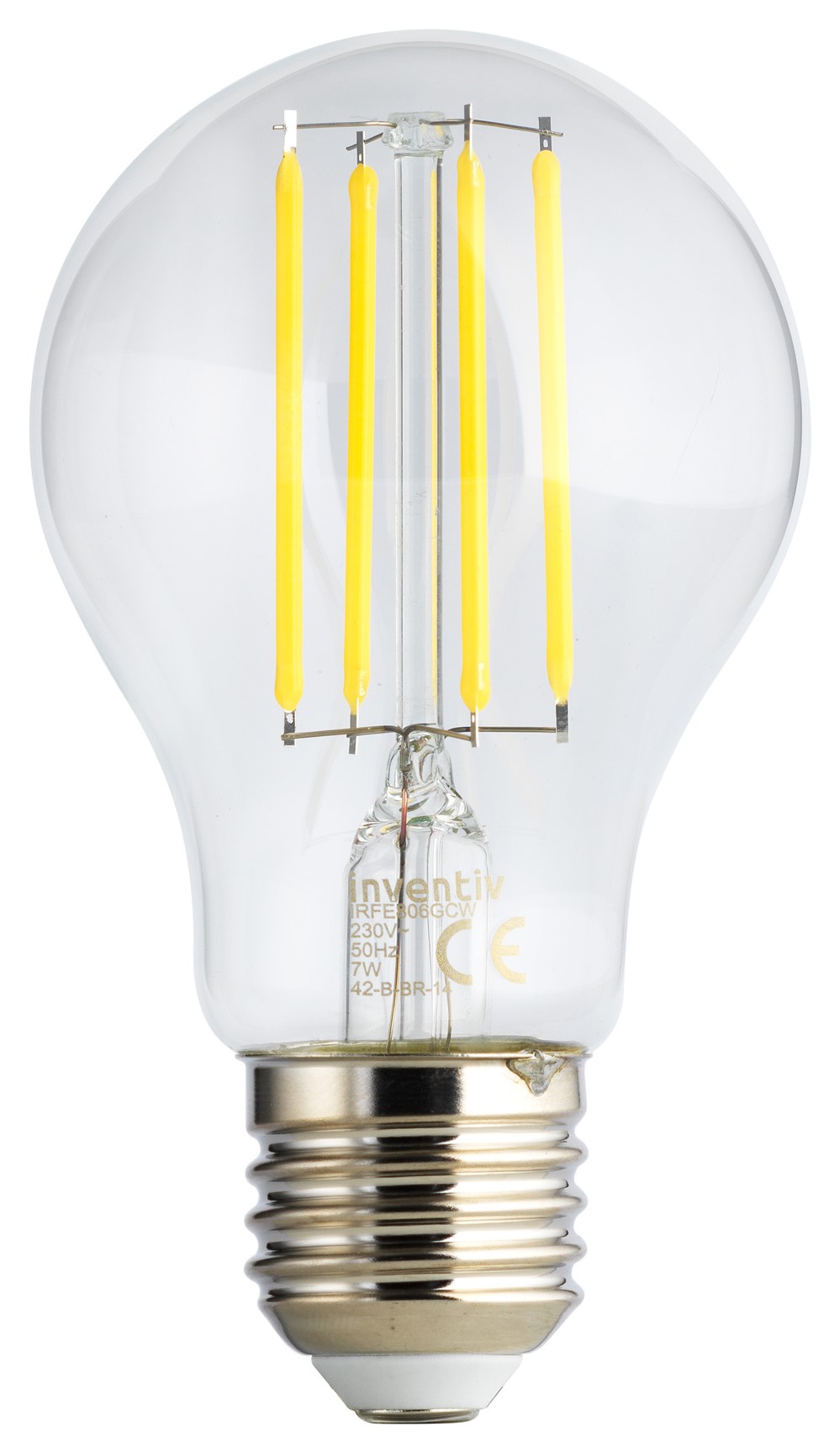Ampoule Retroled transparant E27 806lm 7W blanc neutre - INVENTIV