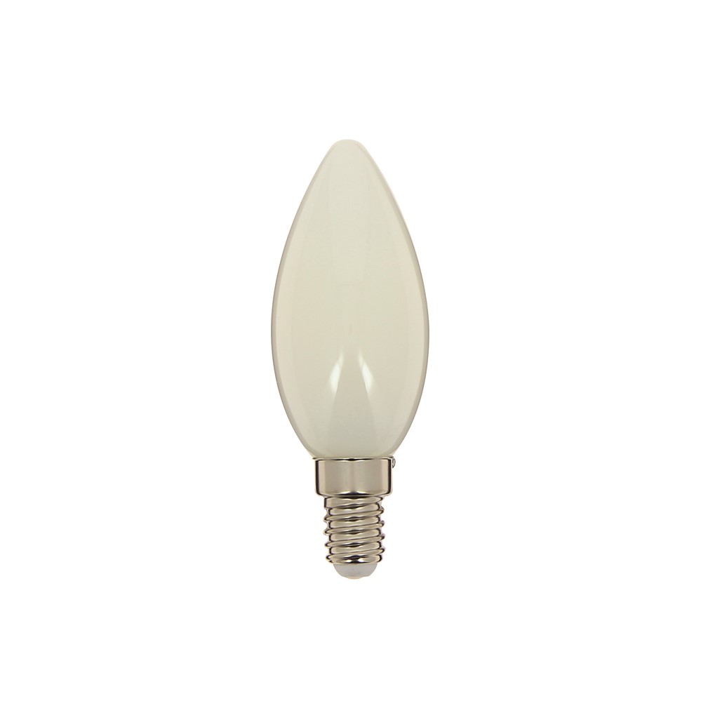 Ampoule Retroled flamme opaque E14 470lm 5W blanc chaud - INVENTIV
