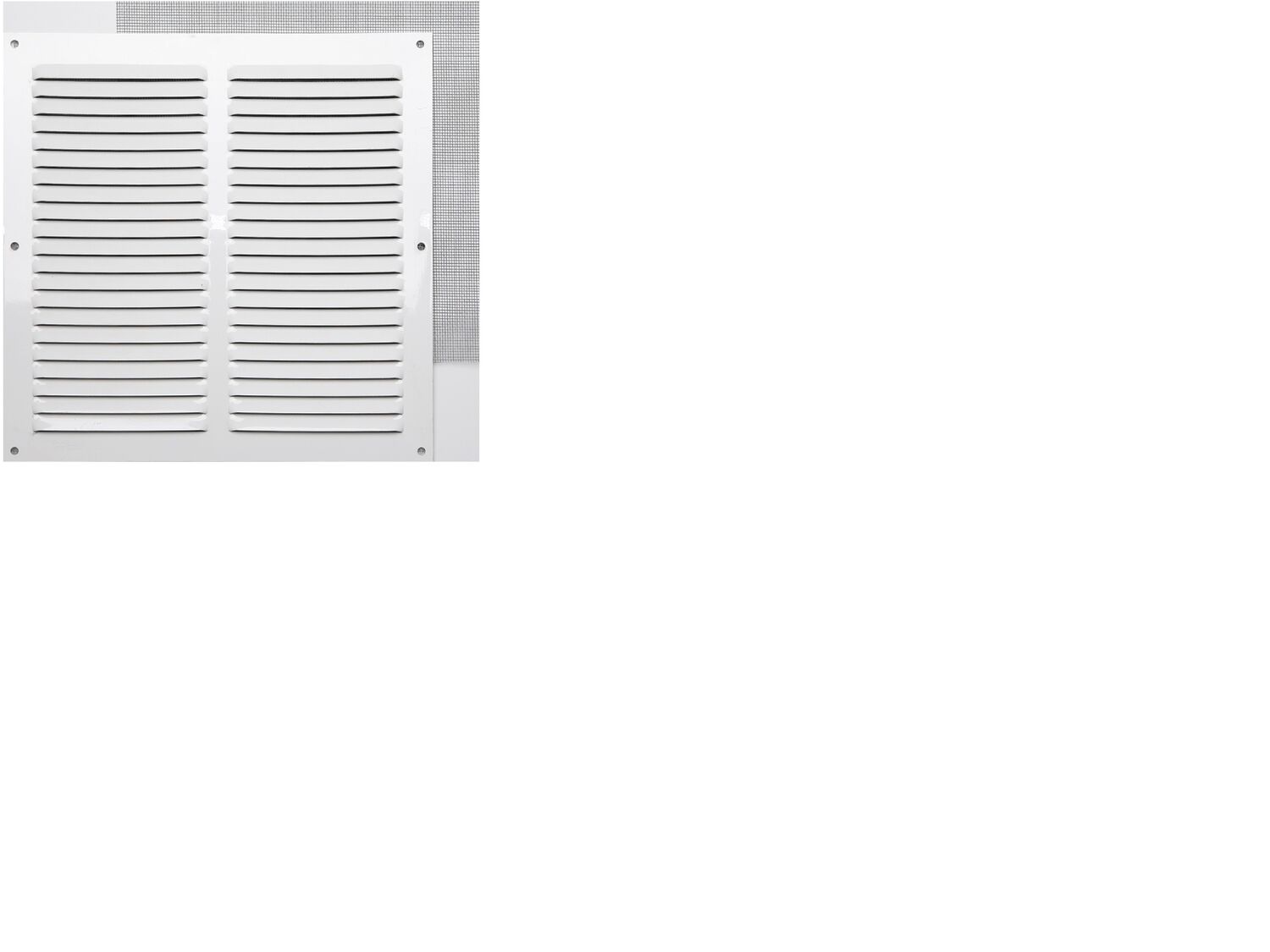 GRILLE ALUMINIUM BLANC  À VISSER