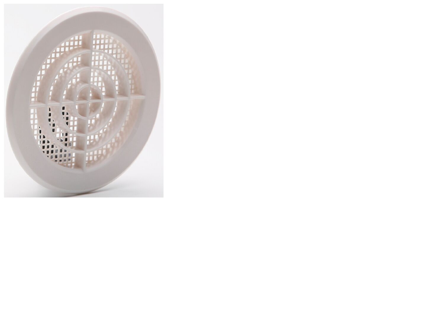Grille aération blanc à clipser Ø 12,1cm