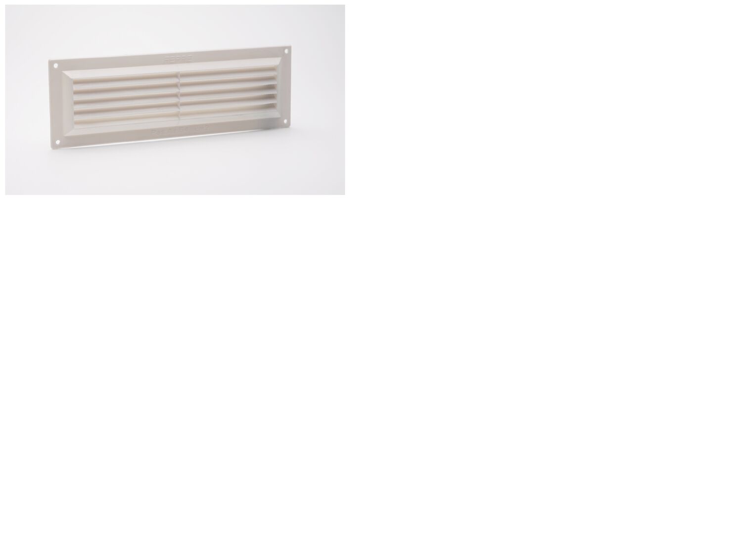 Grille aération blanc à visser 9x26cm