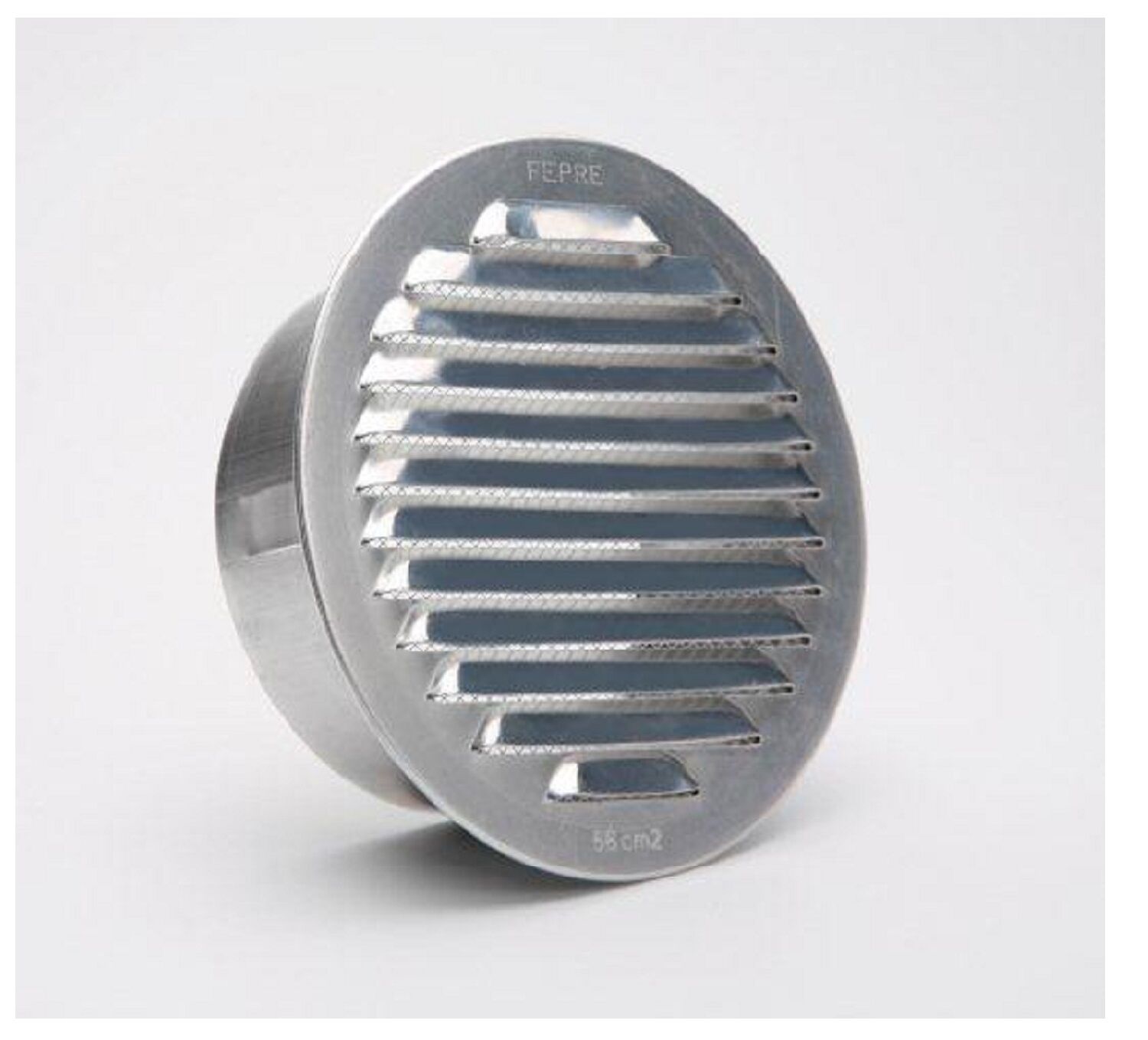 GRILLE ALUMINIUM ARGENTÉ À ENCASTRER AVEC CLIPS