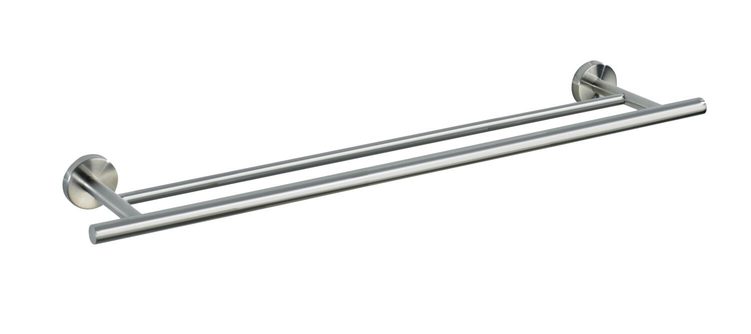 Porte-serviettes Duo Bosio inox mat - WENKO