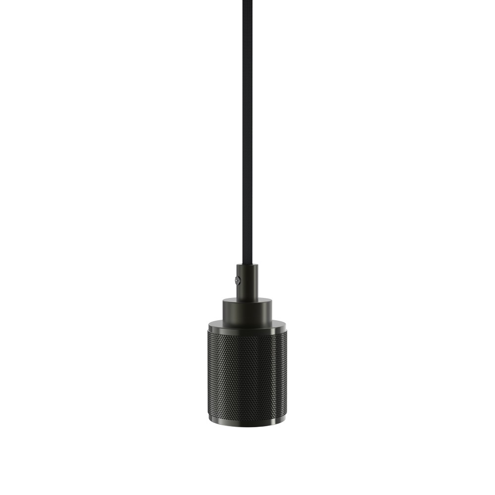Suspension Grains Aluminium Noir E27 - XANLITE