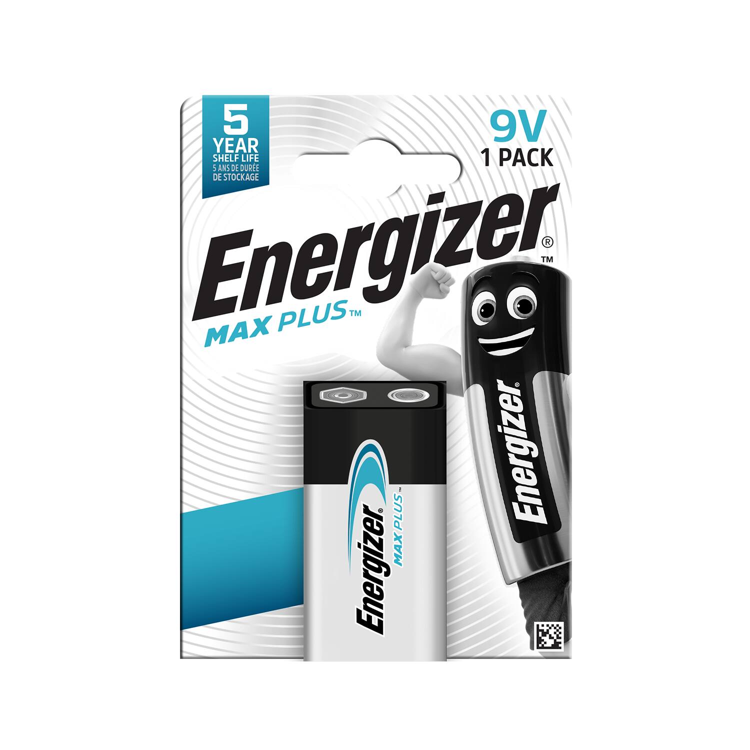 Pile 6LR61 Energizer Max Plus 9V x1