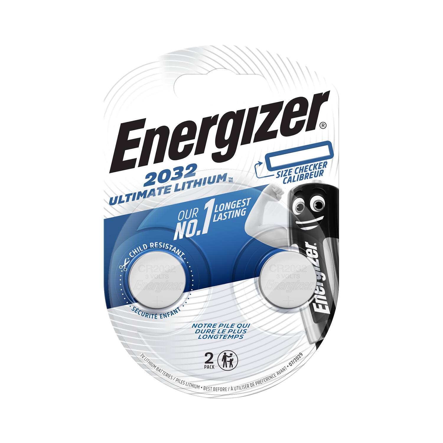 Pile CR2032 Energizer Ultimate Lithium x2