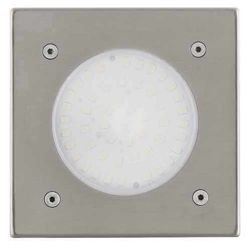 Spot à encaster carré Lamedo LED/2,5W inox