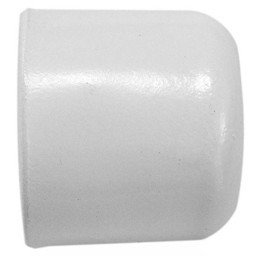 2 embouts métal de fermeture Ø20 blanc brillant - MOBOIS