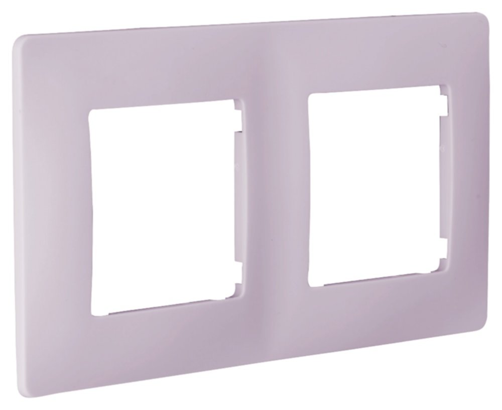 Double Plaque Finition Di-Line Glycine N°7 Violet - INVENTIV