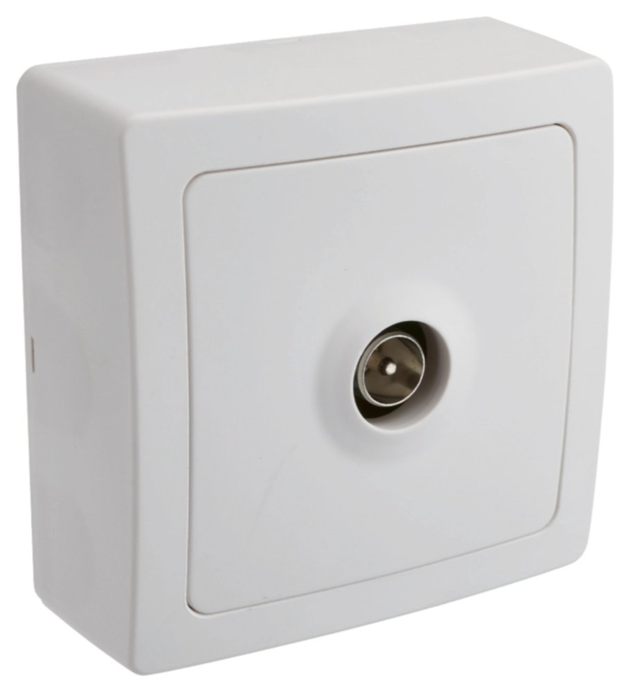 Prise Télévision Renov'Line Blanc - INVENTIV'