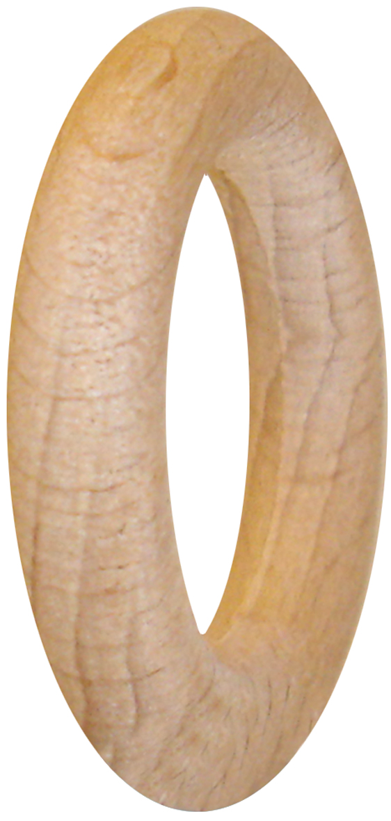 Lot de 10 anneaux en bois 35 mm pour tringle de vitrage Ø11 brut