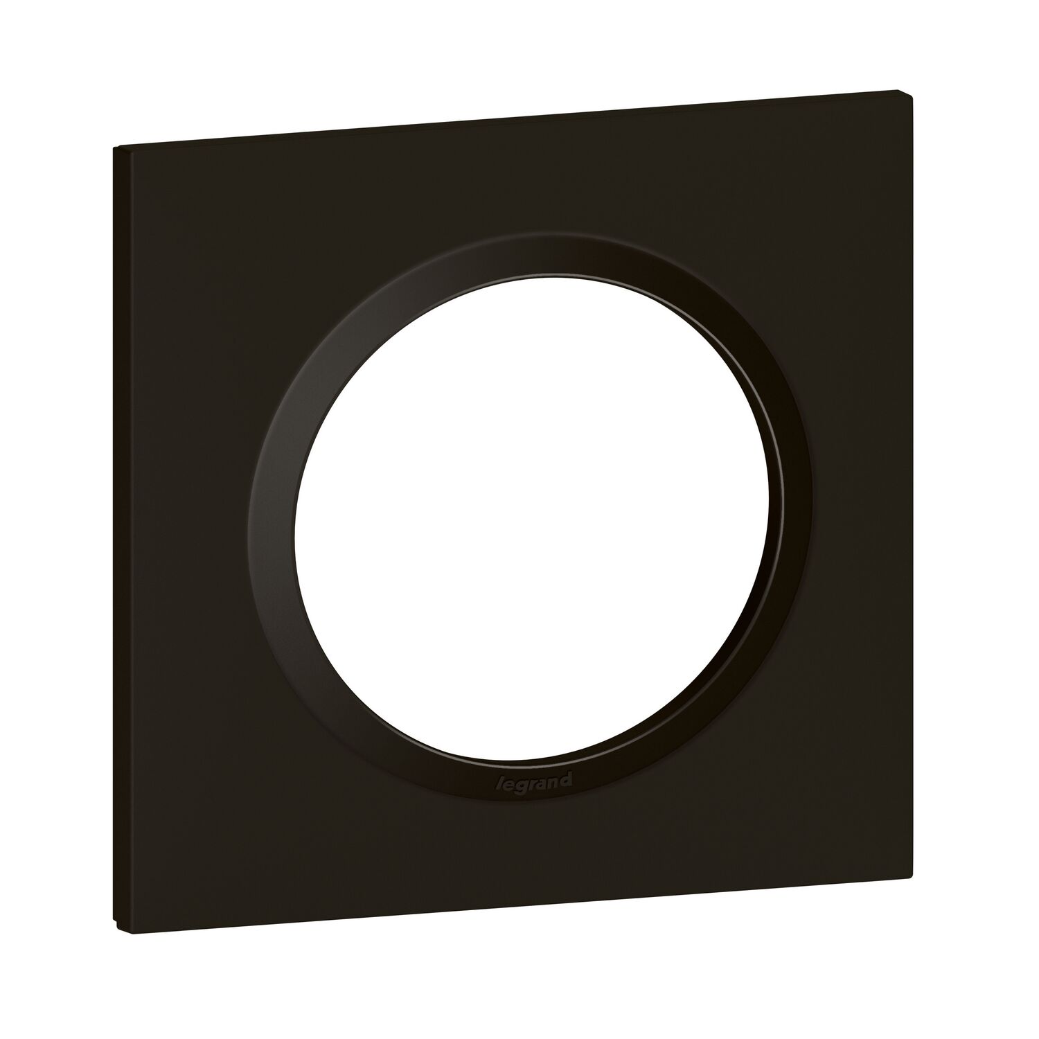 Plaque 1 poste noir velour dooxie - LEGRAND