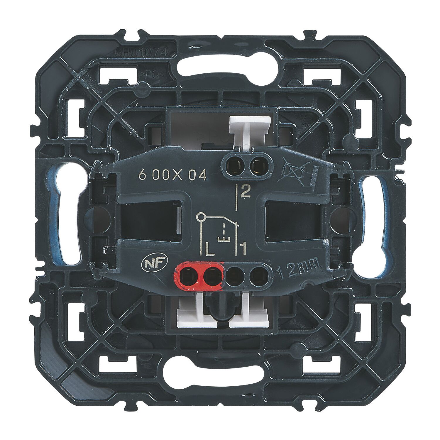 Poussoir 6a blanc compo dooxie - LEGRAND