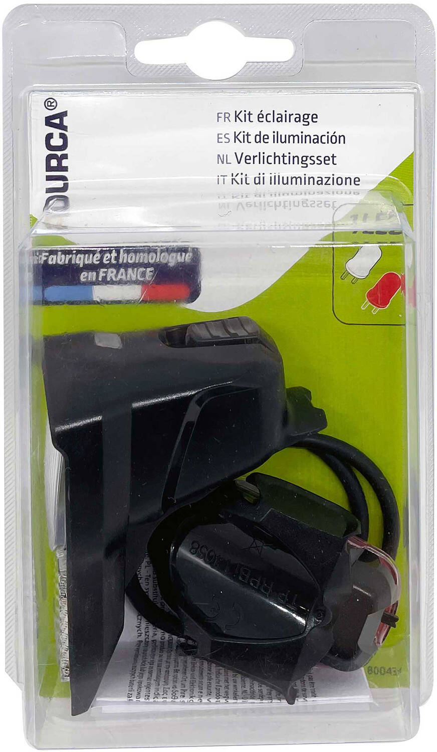 Kit éclairage vélo avant et arrière à piles