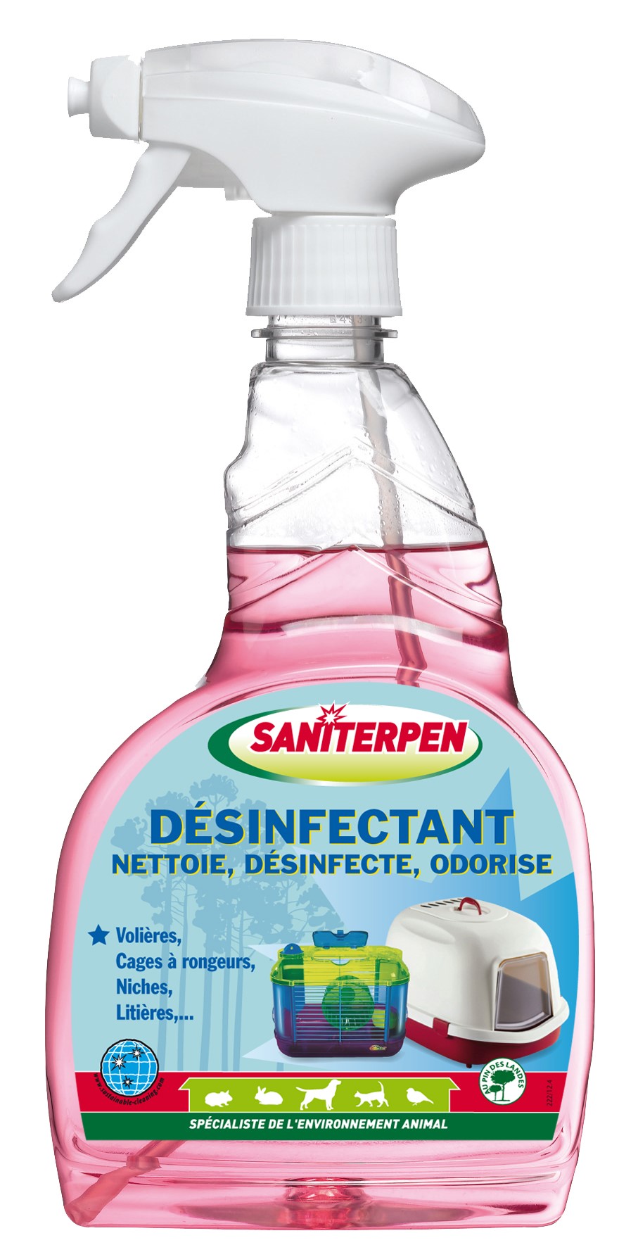 désinfectant saniterpen spray fl/750ml