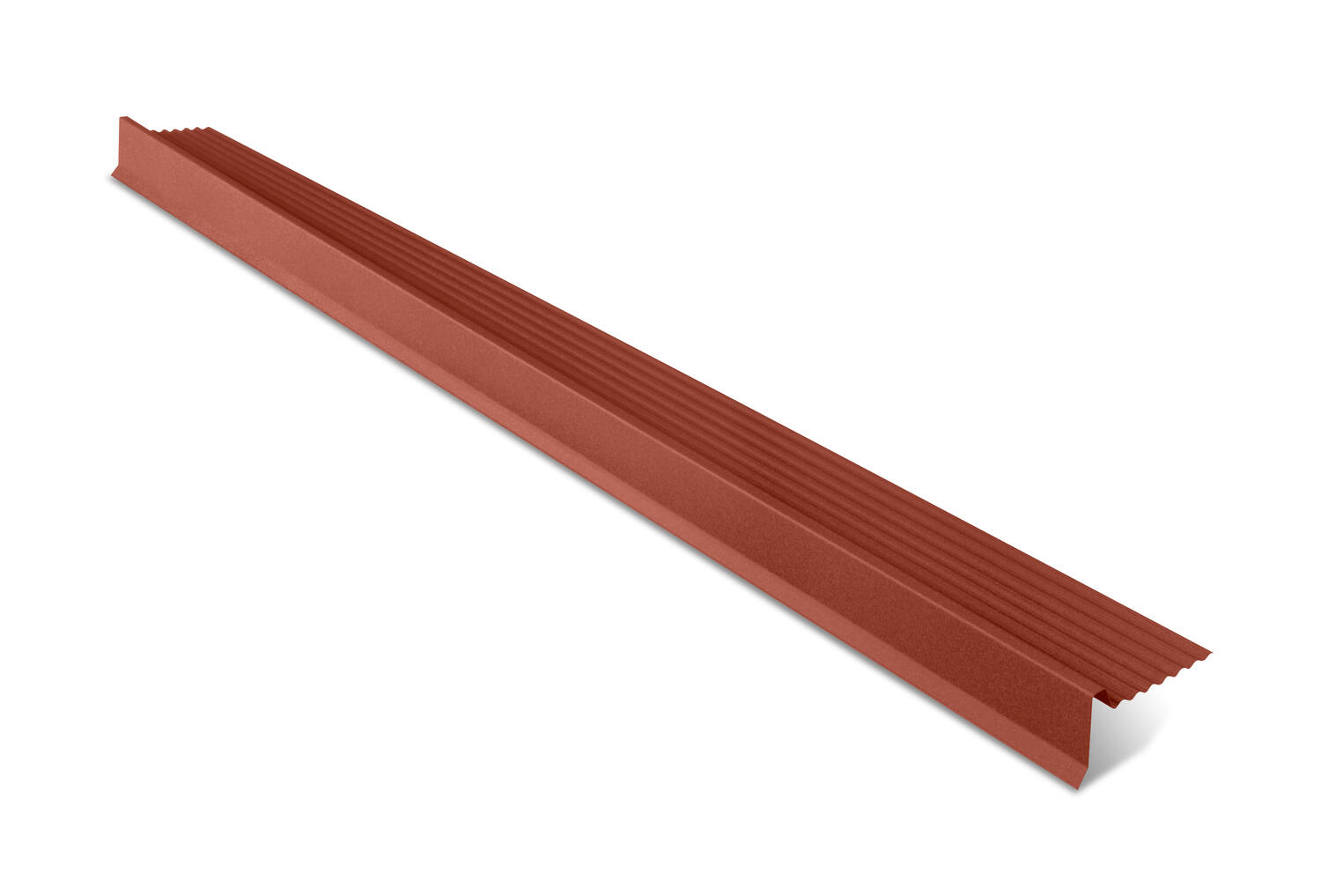 Tuile de rive Acier R Deep Rouge mat 120cm