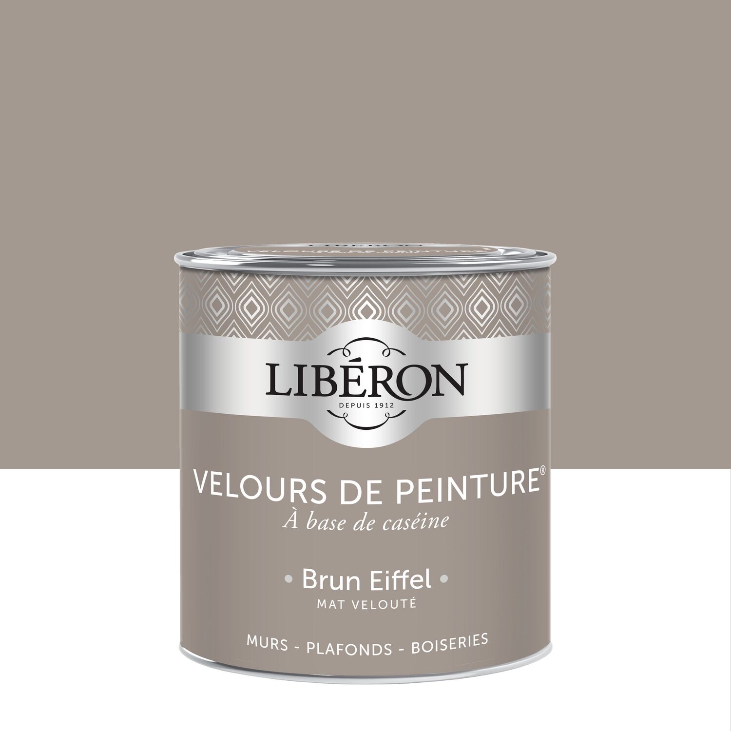 Peinture multisupport velours brun Eiffel 0,5L - LIBERON