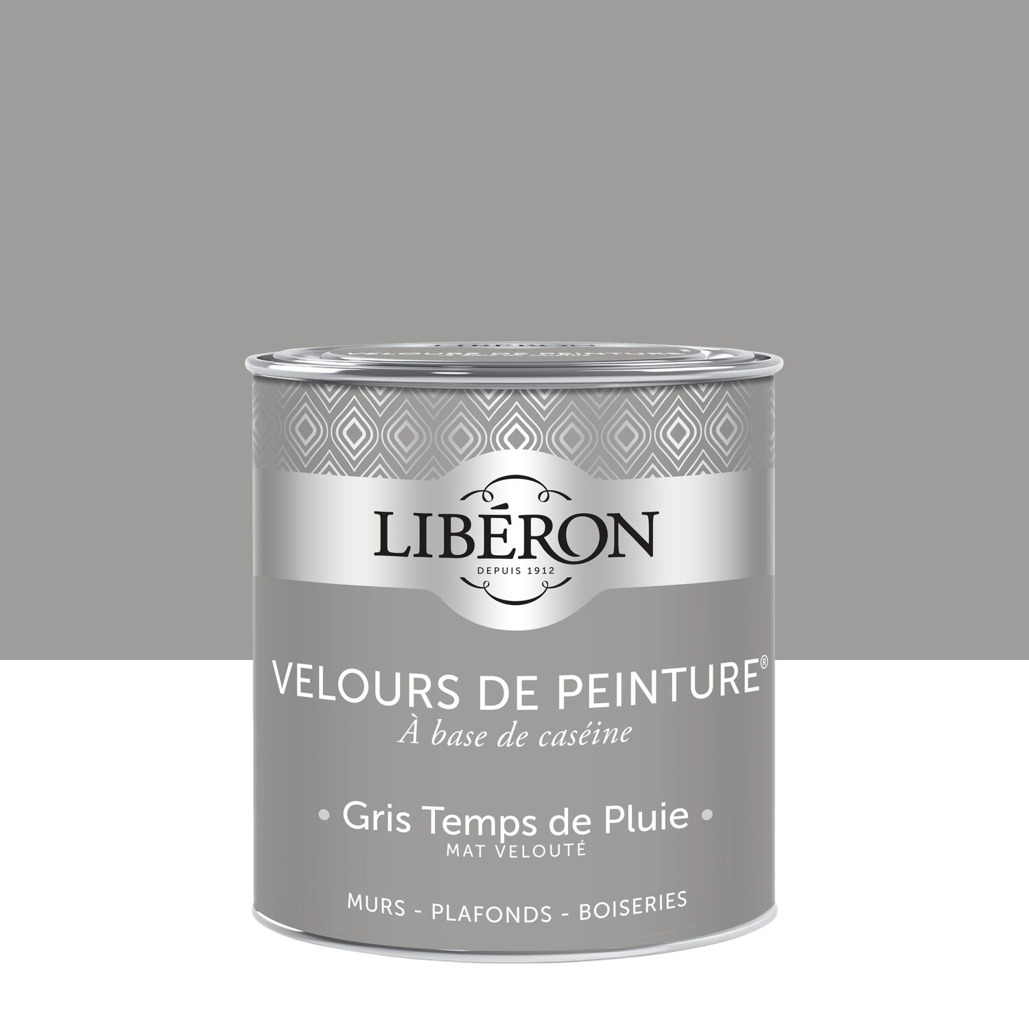 Peinture multisupport velours gris temps de pluie 0,5L - LIBERON