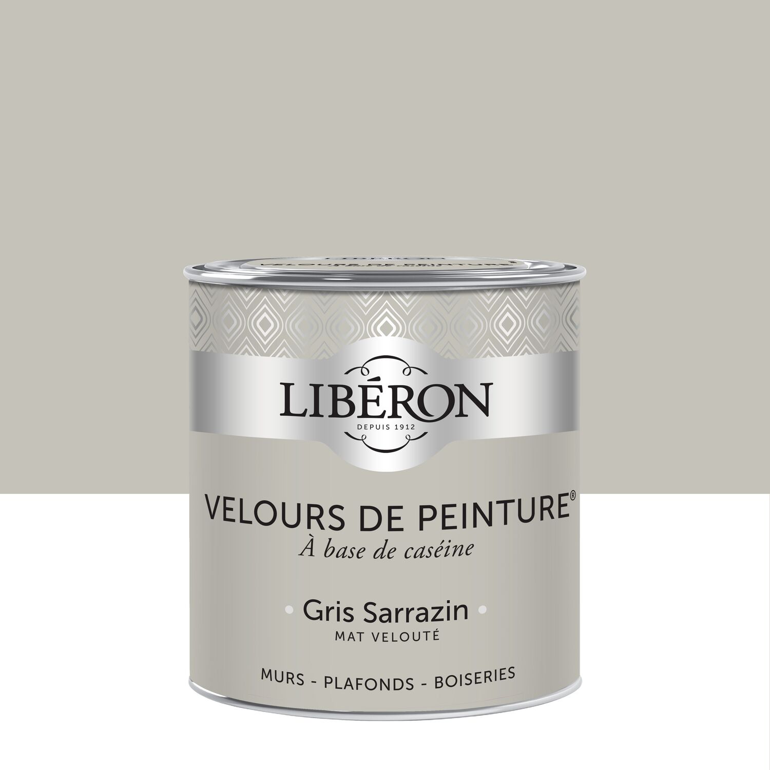 Peinture multisupport velours gris sarrasin 0,5L - LIBERON
