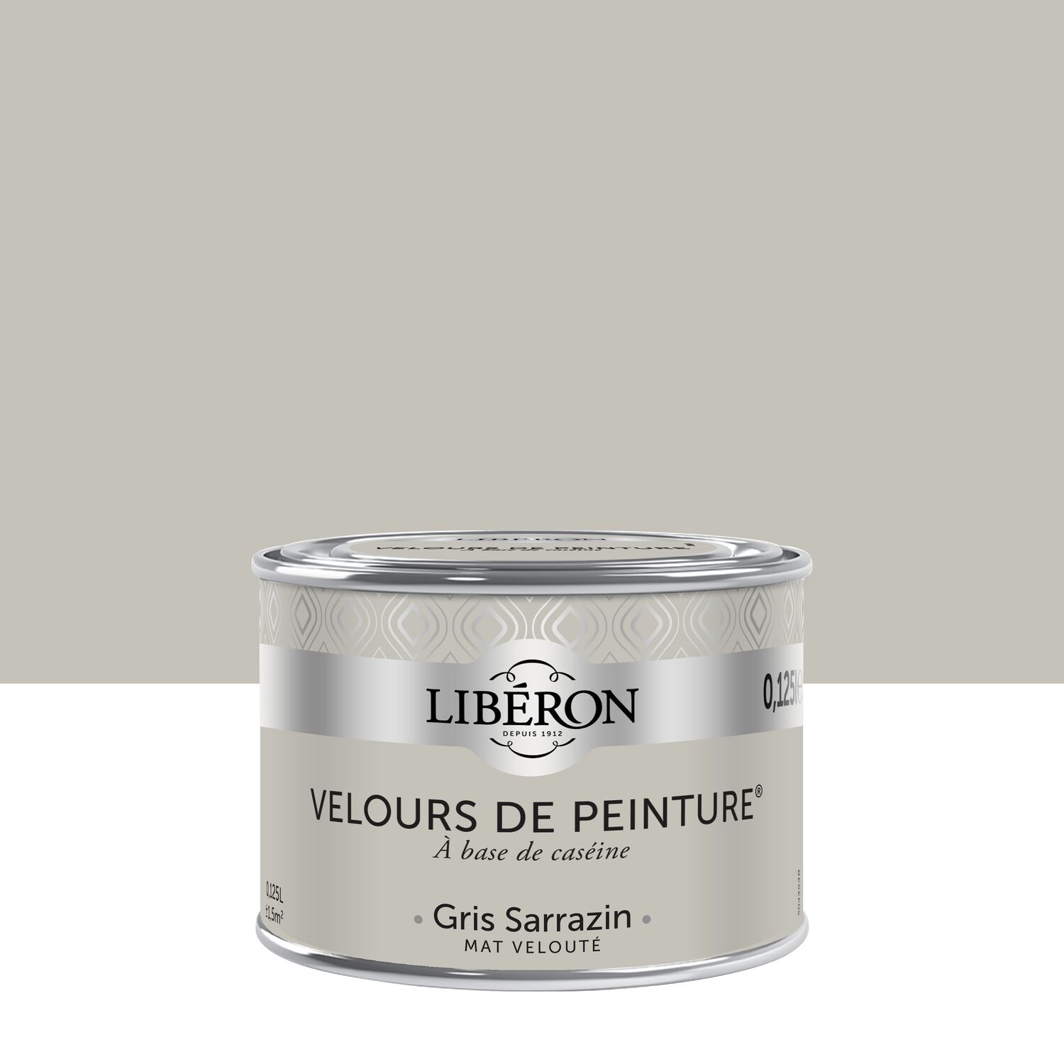 Peinture multisupport velours gris sarrasin 125ml - LIBERON
