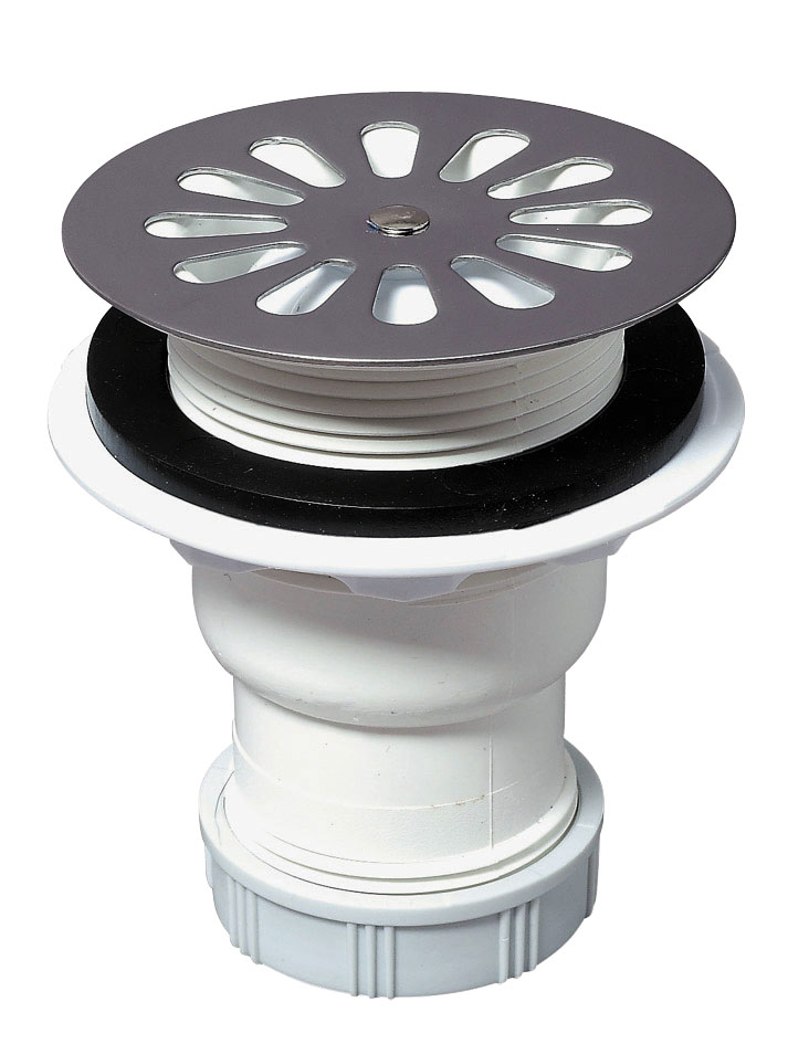 Bonde de douche sortie verticale D60 - WIRQUIN