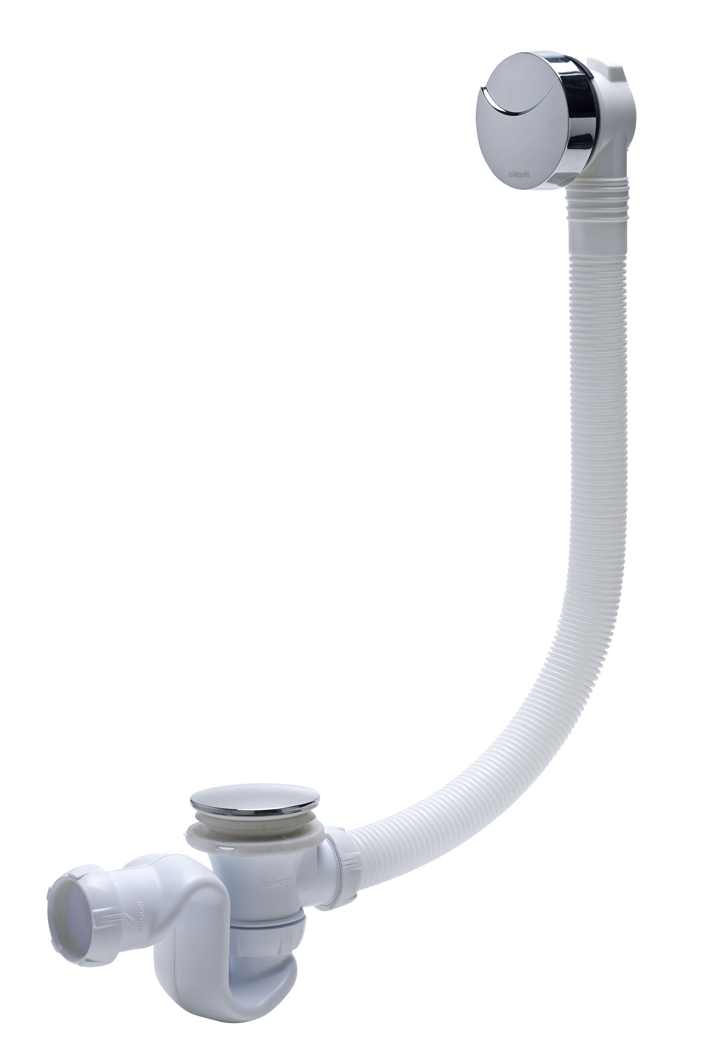 Vidage de baignoire à câble avec siphon cobra - INVENTIV