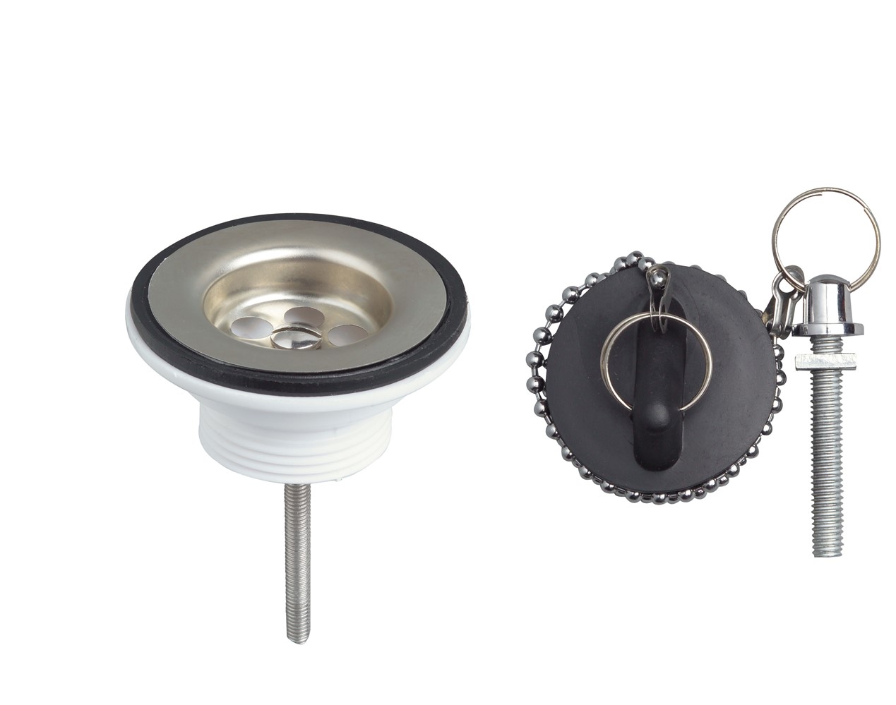 Bonde de lavabo à bouchon - INVENTIV