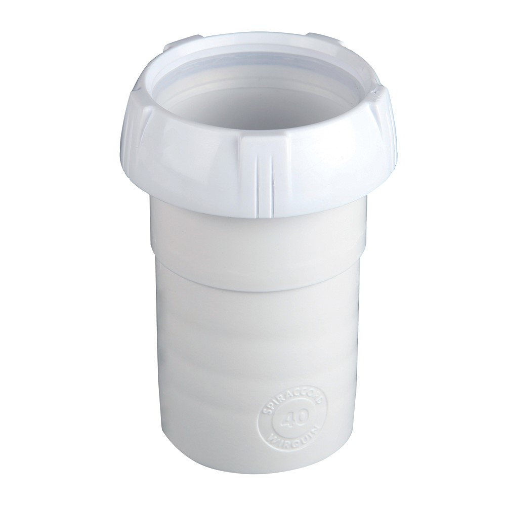 Embout plastique Ø40 mm à visser - INVENTIV