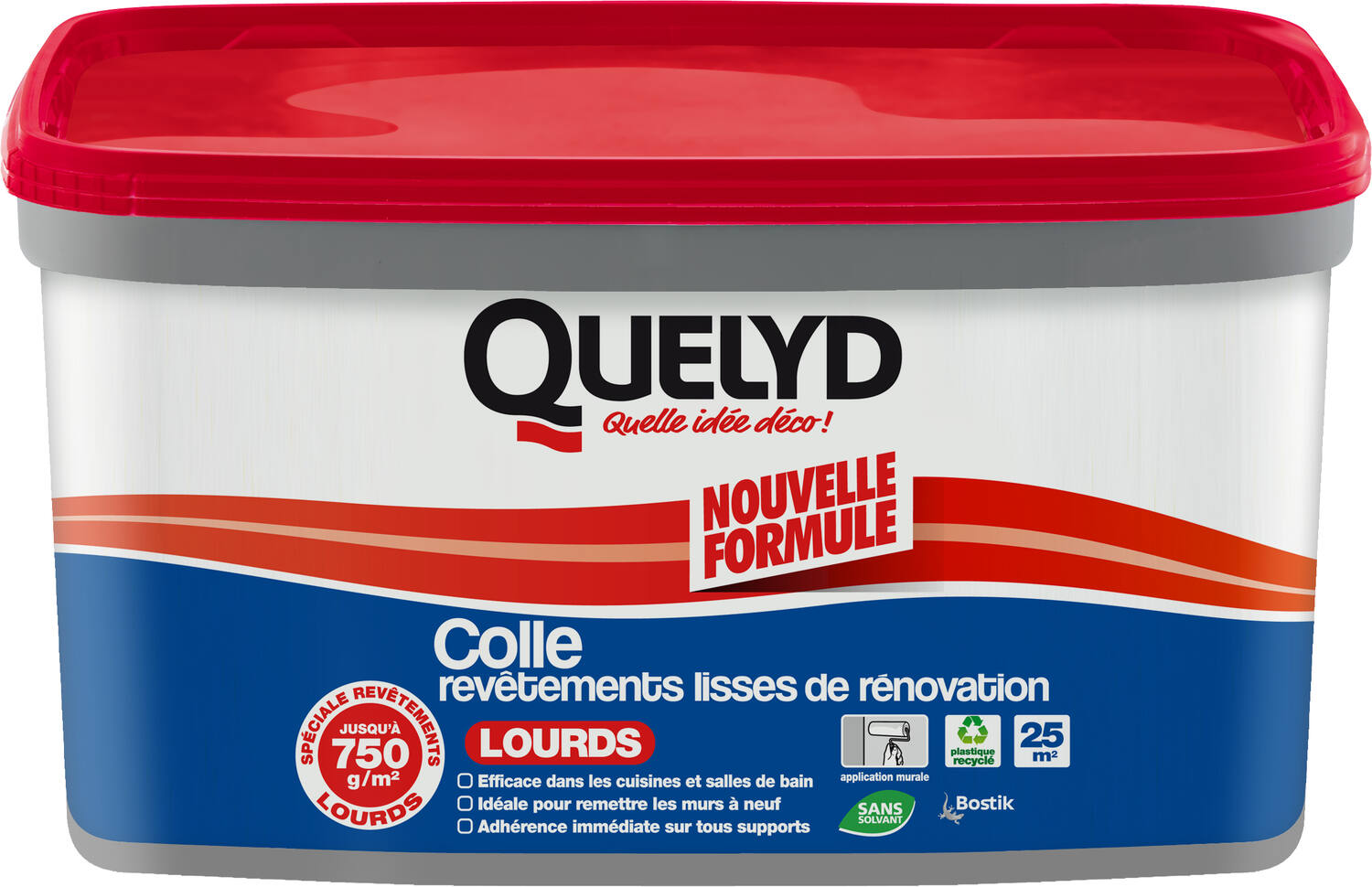 Quelyd Colle Revêtement Lisse de Rénovation Lourds 5kg - QUELYD