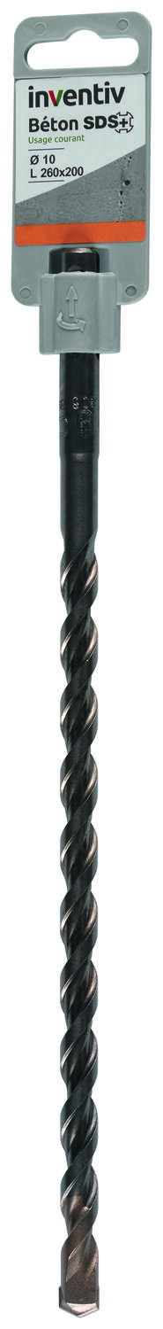 Foret béton SDS Ø10 L260 x 200 mm - INVENTIV
