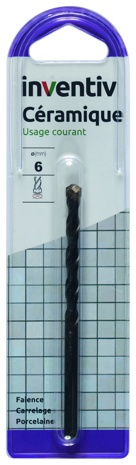 Foret céramique Ø6 mm - INVENTIV